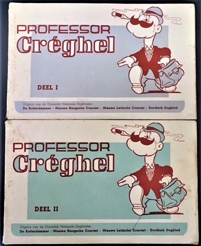 Professor Créghel  - Deen 1 en 2 compleet, Softcover, Eerste druk (1950), Professor Creghel (Christelijke Nationale Dagbladen)