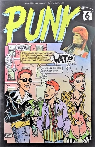 Punk 6 - Wat!?, Softcover, Eerste druk (1977) (Sari)