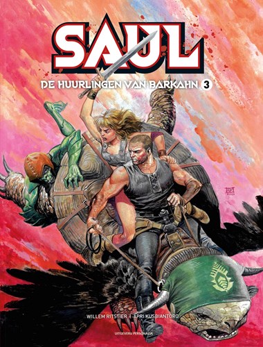 Saul 3 - De huurlingen van Barkahn, HC-cover A (Personalia)