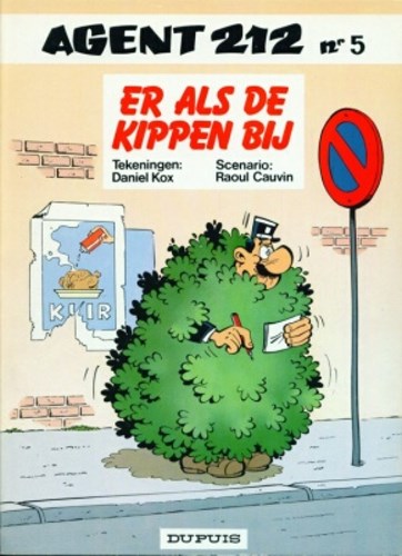 Agent 212 5 - Er als de kippen bij, Softcover, Agent 212 - Oorspronkelijke cover (Dupuis)