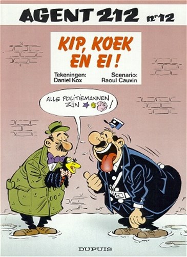 Agent 212 12 - Kip, koek en ei!, Softcover, Agent 212 - Oorspronkelijke cover (Dupuis)