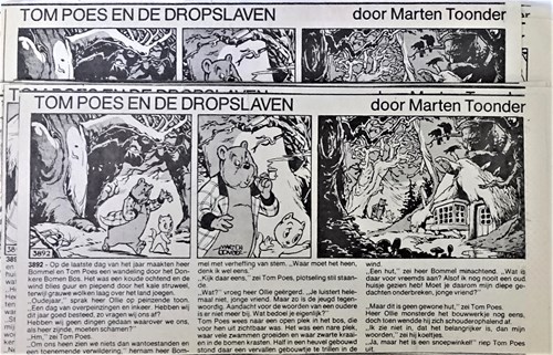 Bommel en Tom Poes - Krantenuitgaves 87 h - Tom Poes en de Dropslaven, Krantenknipsel (NRC-Handelsblad)