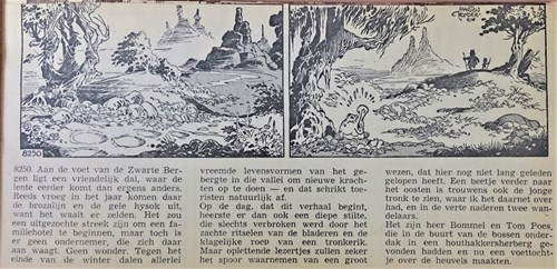 Bommel en Tom Poes - Krantenuitgaves 150 - Heer Bommel en de opvoedering, Krantenknipsel, Eerste druk (1975) (Nieuwsblad van het Noorden)