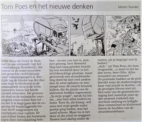 Bommel en Tom Poes - Krantenuitgaves 114 h - Heer Bommel en het nieuwe denken, Krantenknipsel (NRC-Handelsblad)