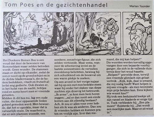 Bommel en Tom Poes - Krantenuitgaves 93 h - Tom Poes en de gezichtenhandel