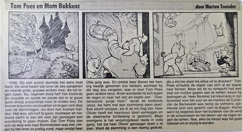 Bommel en Tom Poes - Krantenuitgaves 44 h - Tom Poes en Mombakkesz, Krantenknipsel (Nieuwsblad van het Noorden)