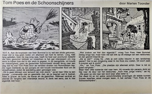 Bommel en Tom Poes - Krantenuitgaves 49 h - Tom Poes en de Schoonschijners, Krantenknipsel (NRC-Handelsblad)