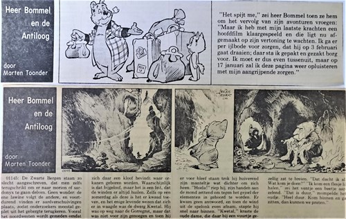 Bommel en Tom Poes - Krantenuitgaves 171 - Heer Bommel en de Antiloog, Krantenknipsel, Eerste druk (1982) (Nieuwsblad van het Noorden)