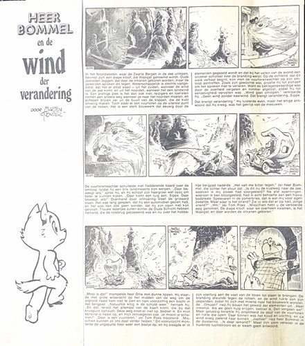 Bommel en Tom Poes - Krantenuitgaves 151 - Heer Bommel en de wind der verandering, Krantenknipsel, Eerste druk (1975) (De Tijd)