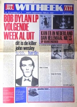 Hitweek  - 1968-3 - Bob Dylan LP - 20e jaargang, Softcover, Eerste druk (1968) (Hitweek)