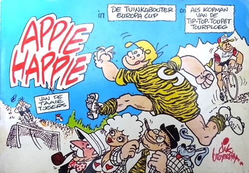 Appie Happie - Oblong  - De Tuinkabouter Europa Cup, Softcover, Eerste druk (1974) (Skarabee)