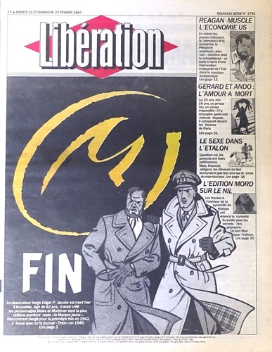 Blake en Mortimer - Diversen  - Libération 1791 - overlijden E.P. Jacobs, Softcover, Eerste druk (1987) (Liberation)