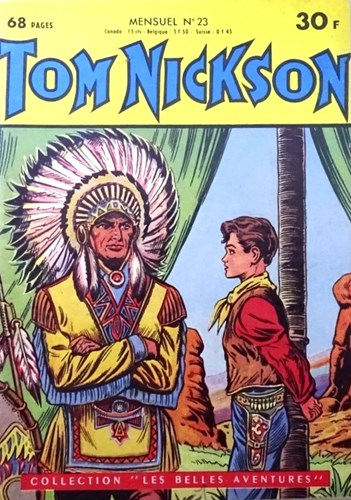 Tom Nickson 23 - L'Indomptable mustang, Softcover, Eerste druk (1959) (Éditions Mondiales)