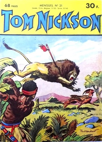 Tom Nickson 21 - L'étrange ferbook, Softcover, Eerste druk (1959) (Éditions Mondiales)