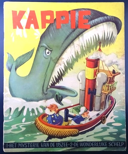 Kappie - Condensfabriek Friesland 2 - Het mysterie van de IJszee + De wondelijke schelp, Softcover, Eerste druk (1958) (Condensfabriek Friesland)