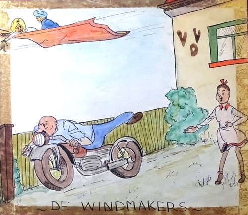 Suske en Wiske - krantenknipsels  - De windmakers, Krantenknipsel, Eerste druk (1959) (Gooi en Eemlander)