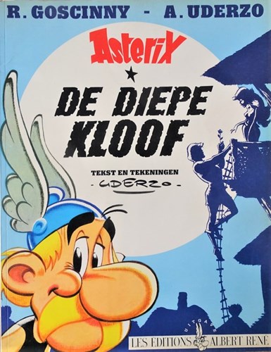 Asterix 25 - De diepe kloof - Vlaamse tekst, Softcover, Eerste druk (1980) (Albert René)