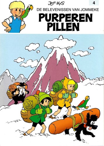 Jommeke 4 - Purperen pillen, Softcover, Jommeke - traditionele cover (Mezzanine)