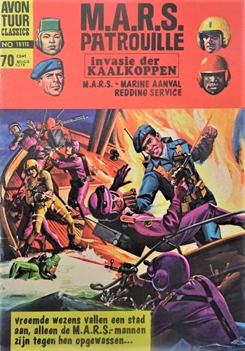 Avontuur Classics 112 - Invasie der kaalkoppen, Softcover, Eerste druk (1969) (Classics Nederland)