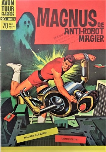 Avontuur Classics 122 - De zwarte-kunst robot, Softcover, Eerste druk (1969) (Classics Nederland)