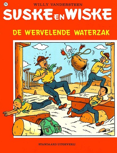 Suske en Wiske 216 - De wervelende waterzak, Softcover, Vierkleurenreeks - Softcover (Standaard Uitgeverij)