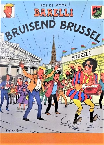 Barelli  - Barelli in bruisend Brussel, Softcover, Eerste druk (1988), Barelli - Brussel (Ministerie van Volksgezondheid)