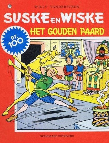 Suske en Wiske 100 - Het gouden paard, Softcover, Vierkleurenreeks - Softcover (Standaard Uitgeverij)