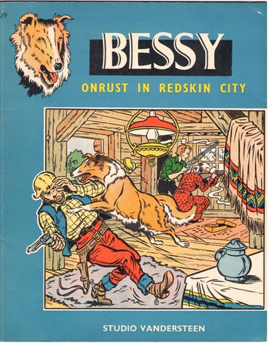 Bessy 29 - Onrust in redskin City, Softcover, Eerste druk (1959), Bessy - Ongekleurd (Standaard Boekhandel)