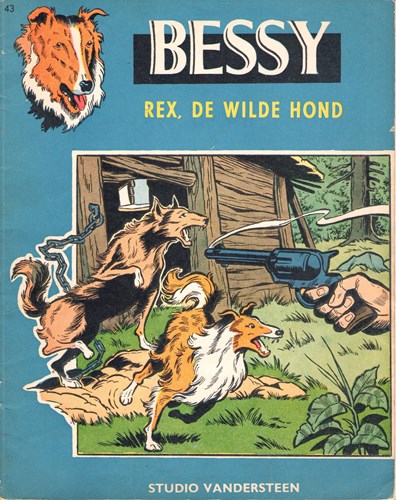 Bessy 43 - Rex, de wilde hond, Softcover, Eerste druk (1962), Bessy - Ongekleurd (Standaard Boekhandel)