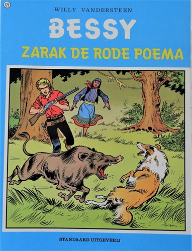 Bessy 125 - Zarak de rode poema, Softcover, Eerste druk (1977), Bessy - Gekleurd (Standaard Boekhandel)