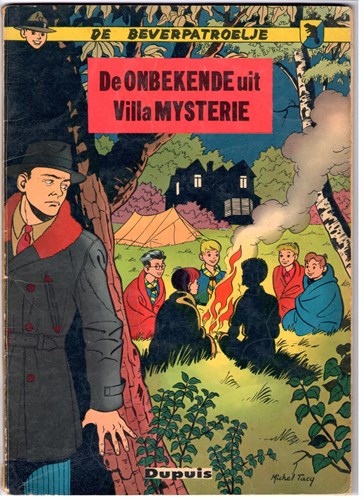 Beverpatroelje 3 - De onbekende uit Villa Mysterie, Softcover, Eerste druk (1958) (Dupuis)