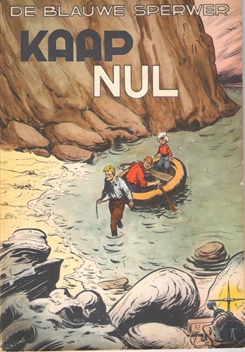 Blauwe Sperwer 6 - Kaap Nul, Softcover, Eerste druk (1954), Blauwe Sperwer, de (Dupuis)