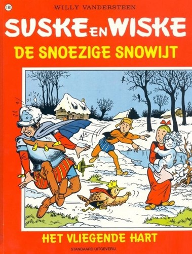 Suske en Wiske 188 - De snoezige Snowijt + Het vliegende hart, Softcover, Vierkleurenreeks - Softcover (Standaard Uitgeverij)