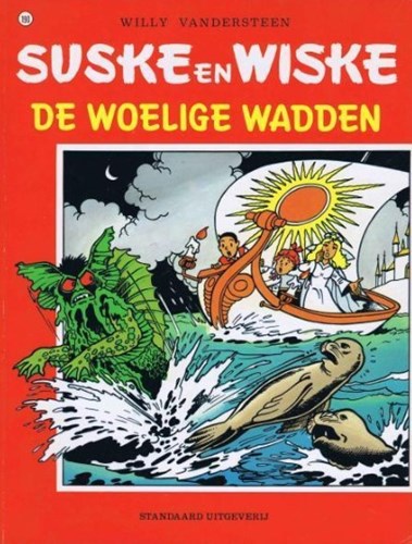 Suske en Wiske 190 - De woelige wadden, Softcover, Vierkleurenreeks - Softcover (Standaard Uitgeverij)