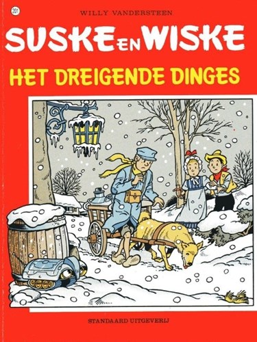 Suske en Wiske 201 - Het dreigende dinges, Softcover, Vierkleurenreeks - Softcover (Standaard Uitgeverij)