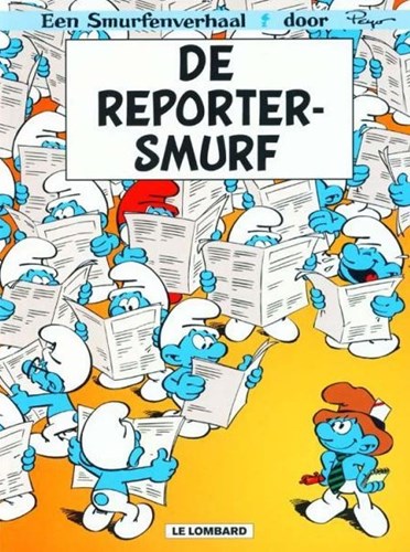 Smurfen, de 23 - De reportersmurf, Softcover, Eerste druk (2003) (Dupuis)