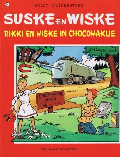 Suske en Wiske 154 - Rikki en Wiske in Chocowakije, Softcover, Vierkleurenreeks - Softcover (Standaard Uitgeverij)