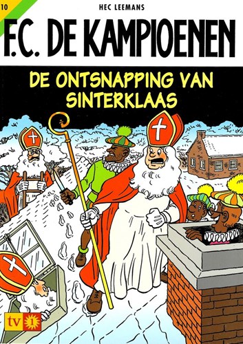F.C. De Kampioenen 10 - De ontsnapping van Sinterklaas, Softcover (Standaard Uitgeverij)