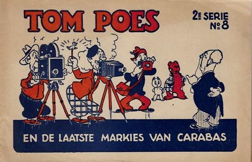 Bommel en Tom Poes - David 8 - Tom Poes en de laatste markies van Carabas, Softcover, Eerste druk (1947) (De Muinck & co)