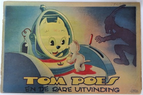 Tom Poes - De Muinck uitgaven - eerste reeks 2 - Tom Poes en de rare uitvinding, Softcover (De Muinck & co)