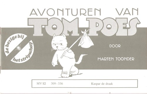 Bommel en Tom Poes - Stripschap serie 12 - Kaspar de draak, Softcover (De Bezige Bij)