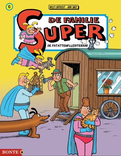 Familie Super, de 6 - De Patattenfluisteraar, HC (Zwart/Wit) (Bonte)