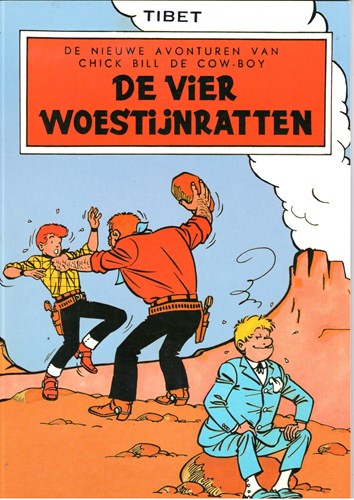 Chick Bill - Panda ongekleurd 6 - De vier woestijnratten, Softcover (Panda)