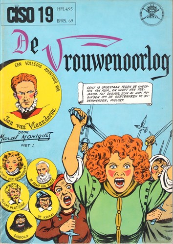 Ciso 19 - De vrouwenoorlog, Softcover, Eerste druk (1974) (Brabantia Nostra)