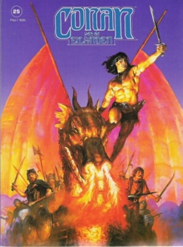 Conan - Oberon/Juniorpress 25 - Conan van de eilanden, Softcover, Eerste druk (1989) (Juniorpress)