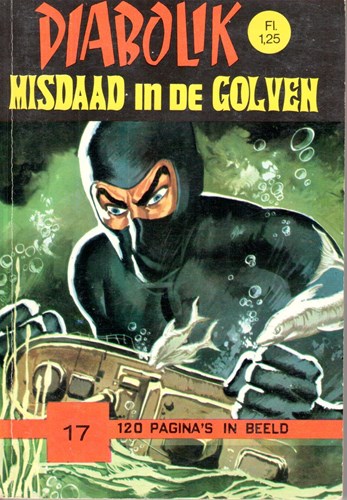 Diabolik - pockets 17 - Misdaad in de golven, Softcover (Nooitgedacht)