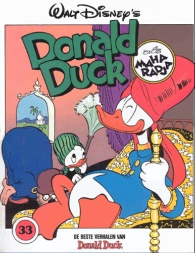 Donald Duck - De beste verhalen 33 - Donald Duck als maharadja, Softcover, Eerste druk (1983) (Oberon)
