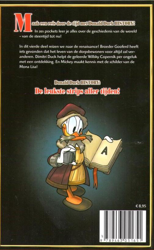 Akim Stripwinkel - Donald Duck - History Pocket 4 - De Renaissance,  Softcover (Sanoma)