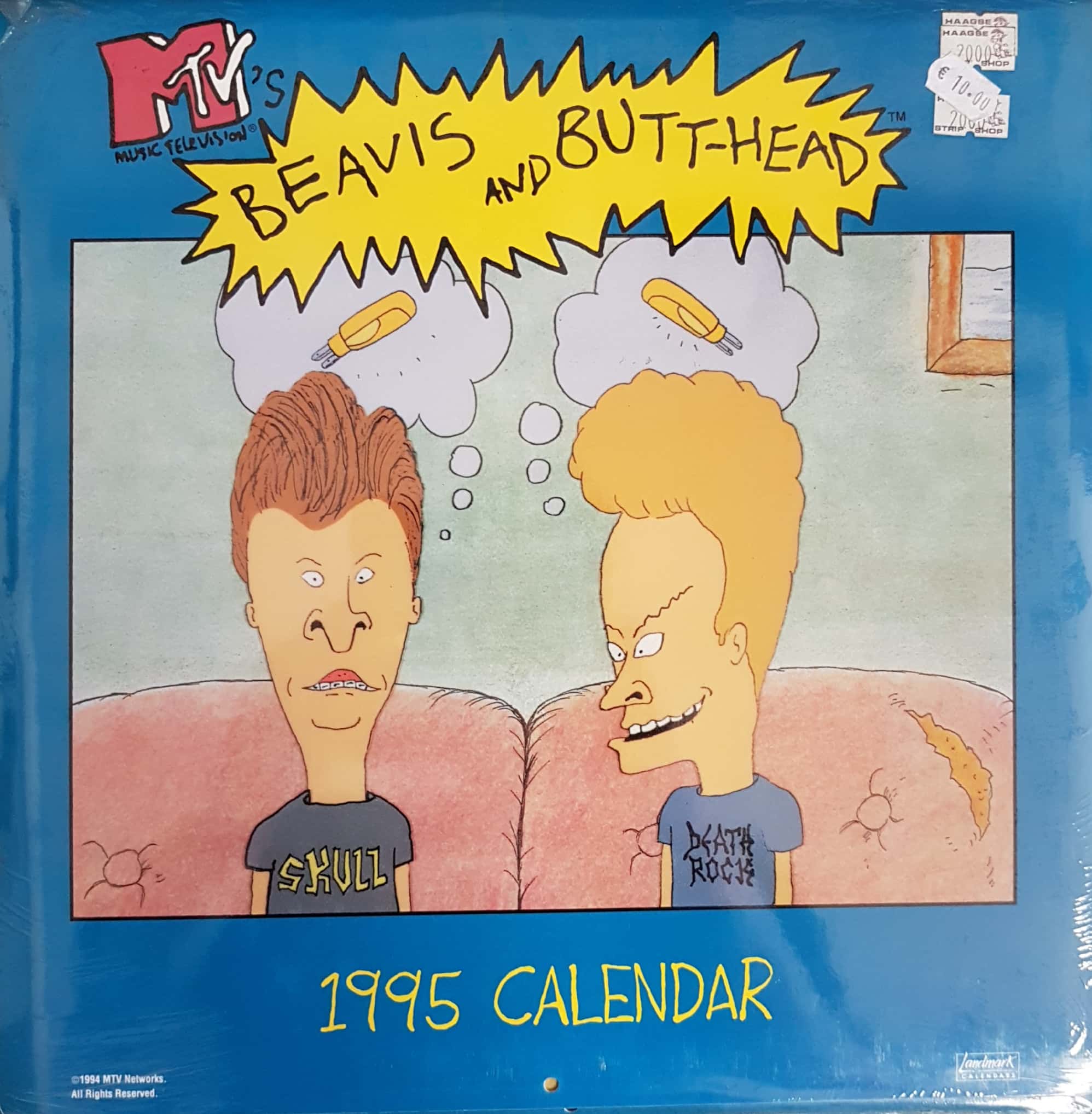 akim-stripwinkel-kalenders-diversen-2003-beavis-en-butt-head-calendar-kalender