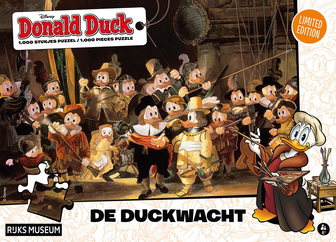 Akim Stripwinkel - Kunstcollectie - Puzzel: De Duckwacht